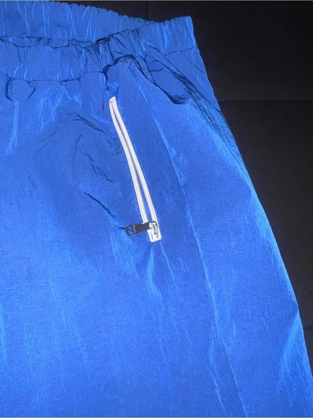 Gucci Royal Blue and Orange nylon track pants